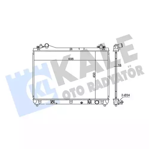 KALE Motor Su Radyatörü 365400