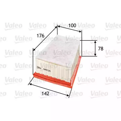 VALEO Hava Filtresi 585026