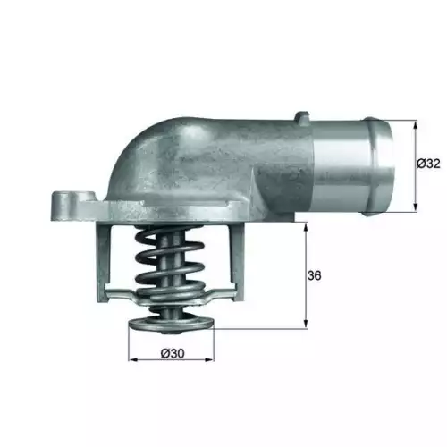 MAHLE Termostat 87°C TI21287D