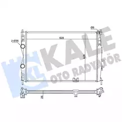 KALE Motor Su Radyatörü Manuel 342060