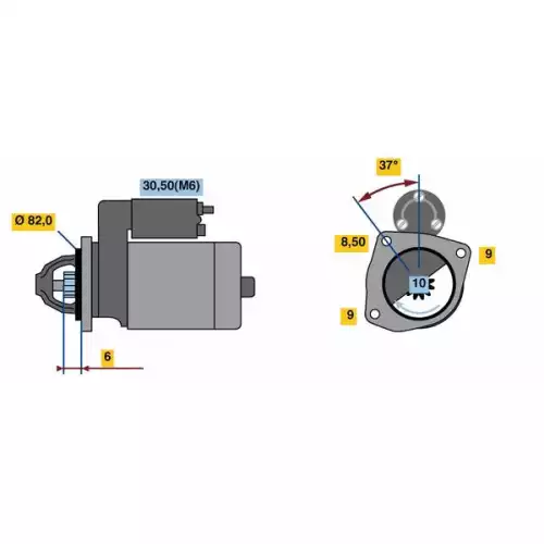 BOSCH Marş Motoru 0001139005