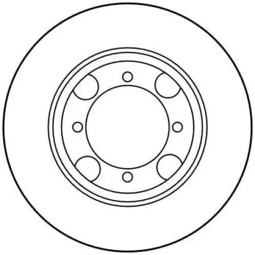 TRW Ön Fren Diski Havalı 257.4mm DF1428