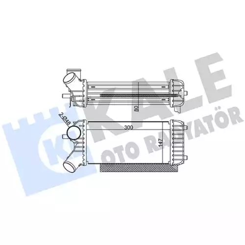 KALE Turbo Radyatörü Intercooler 344935