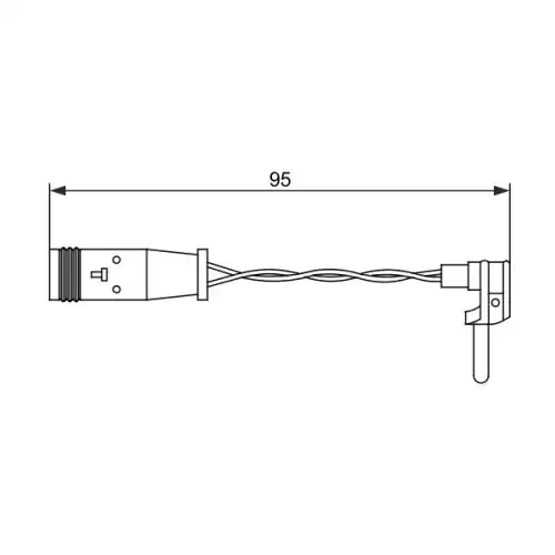 BOSCH Fren Balata Kablosu Ön 102 Mm 1987473070