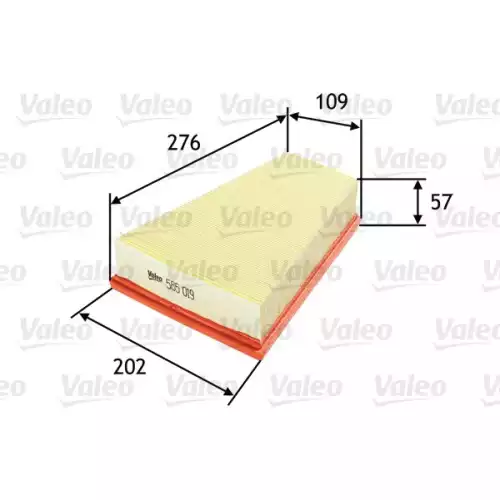 VALEO Hava Filtre 585019