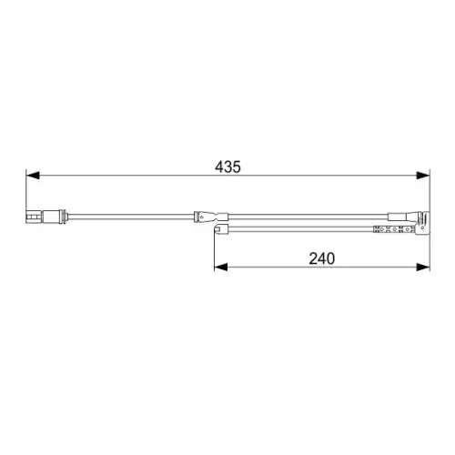 BOSCH Fren Balata İkaz Fişi Ön Sol 1987473543