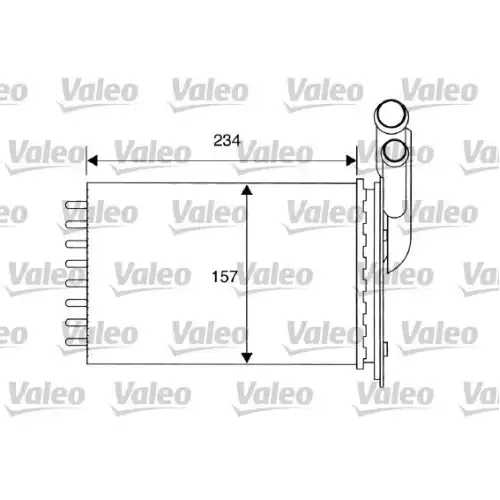 VALEO Kalorifer Radyatörü 812157