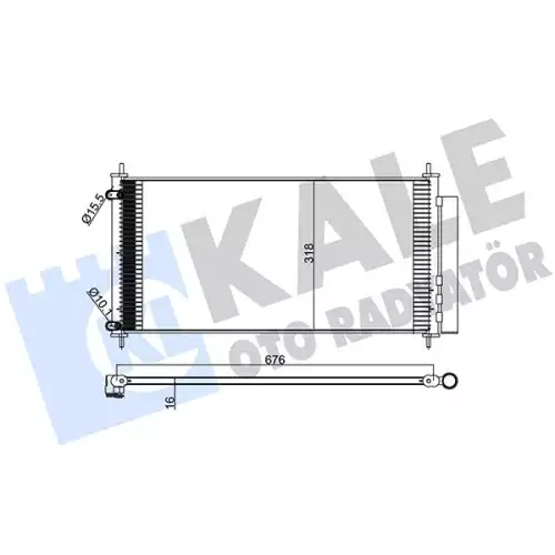 KALE Klima Radyatörü Kondanser 383200