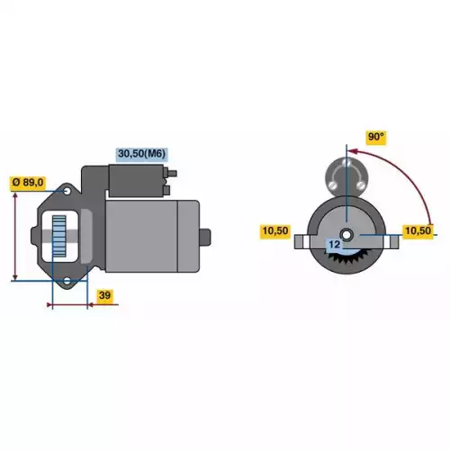 BOSCH Marş Motoru 0001109391