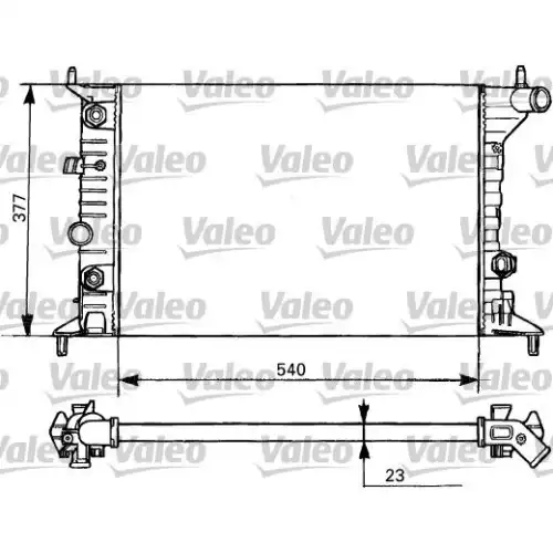 VALEO Motor Su Radyatörü 731393