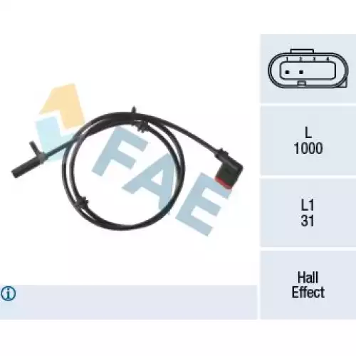 FAE Abs Sensörü Arka Sağ Sol FAE 78289