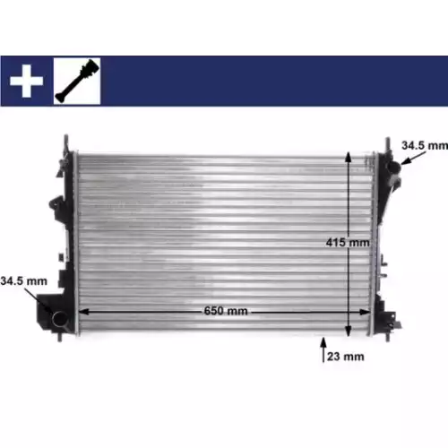 MAHLE Motor Su Radyatörü CR40000S