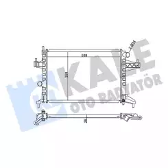 KALE Motor Su Radyatörü 363600