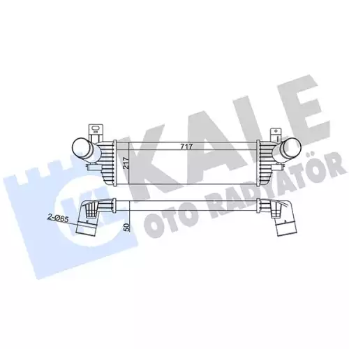 KALE Turbo Radyatörü Intercooler 343000