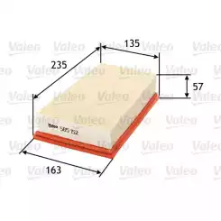 VALEO Hava Filtresi 585152