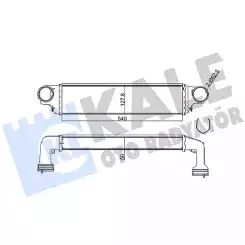 KALE Turbo Radyatörü İntercooler 344805