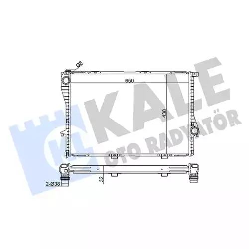 KALE Motor Su Radyatörü 348600