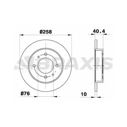 BRAXIS Arka Fren Diski AE0464