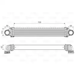 VALEO Turbo İntercool radyatörü 818806