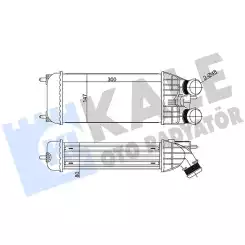 KALE Turbo Radyatörü Intercooler 344600