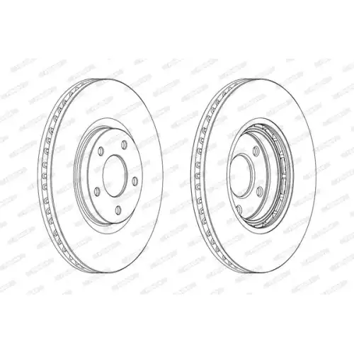 FERODO Ön Fren Diski Havalı 320Mm (Takım) DDF1724