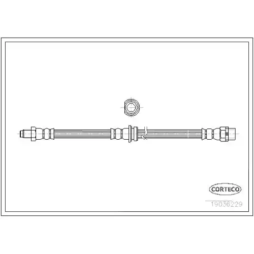 CORTECO Fren Hortumu Arka 540Mm 19036229