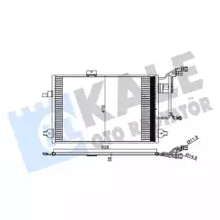KALE Klima Radyatörü Kondanser 375500