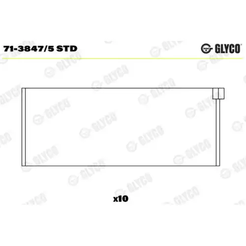 GLYCO Motor Kol Yatak 71-3847/5 STD