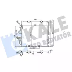 KALE Klima Radyatörü Kondanser 393600