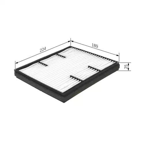 BOSCH Polen Filtre 1987432223