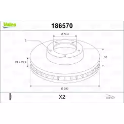 VALEO Ön Fren Diski 186570