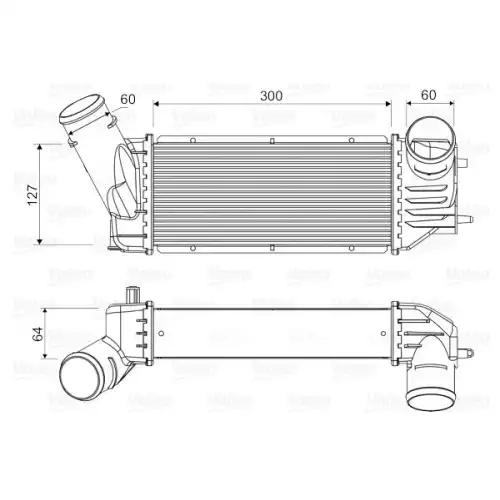 VALEO Turbo İntercool radyatörü 818648