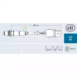 FAE Lambda Oksijen Sensörü Ön FAE 75030