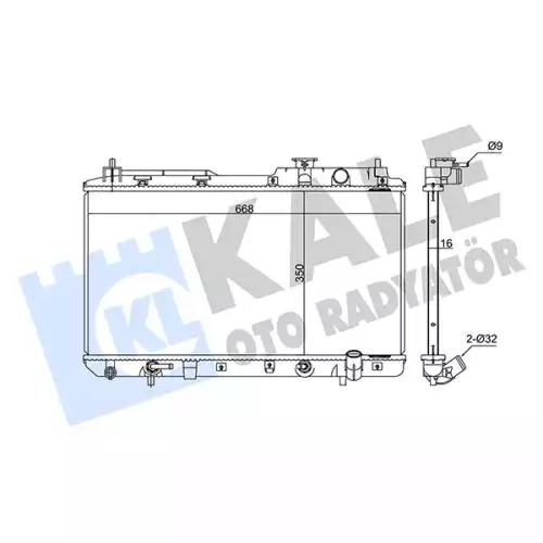 KALE Motor Su Radyatörü 356800