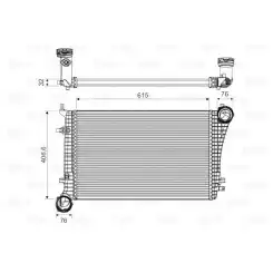 VALEO Turbo İntercool radyatörü 818675