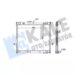 KALE Motor Su Radyatörü 358700