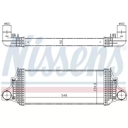 NISSENS Turbo İntercool Radyatörü 96419