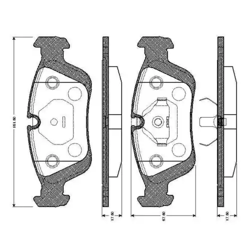 BOSCH Ön Fren Balatası Tk 0986TB2208