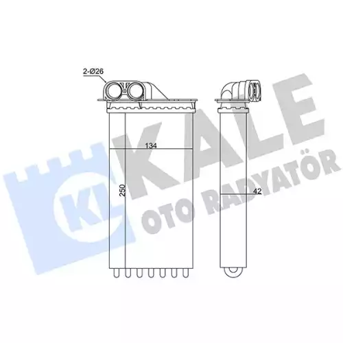 KALE Kalorifer Radyatörü Mekanik 346440