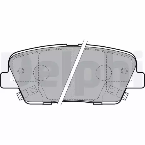 DELPHI Arka Fren Balatası Tk LP2202