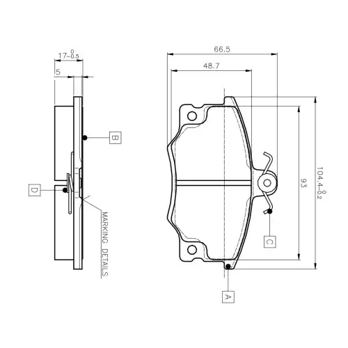 BOSCH Ön Fren Balatası Tk 0986TB2006