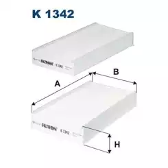 FILTRON Polen Filtre K1342-2x