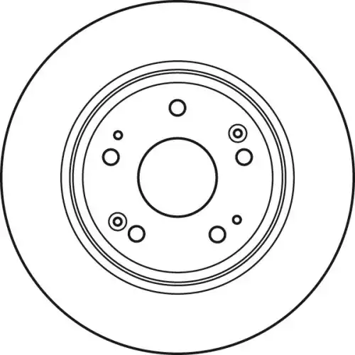 TRW Arka Fren Diski Düz DF4982