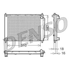 DENSO Motor Su Radyatörü+Klima DRM23100