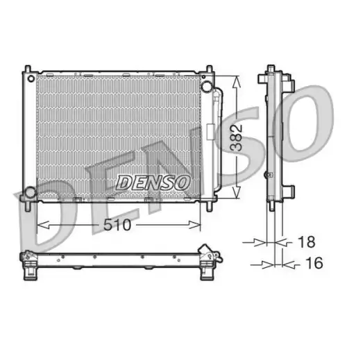 DENSO Motor Su Radyatörü+Klima DRM23100