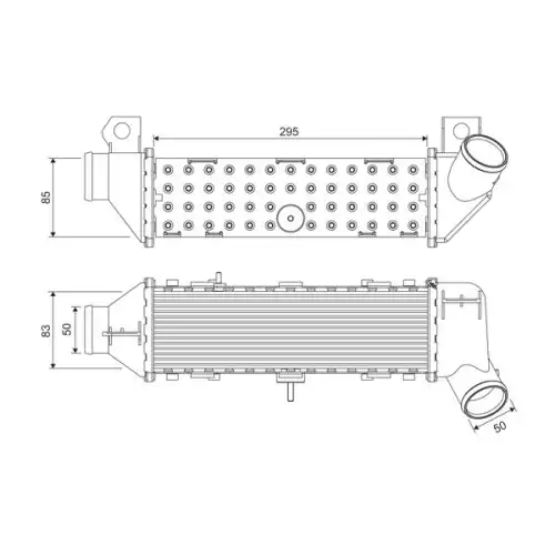 VALEO Turbo İntercooler Radyatörü 817766