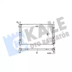 KALE Motor Su Radyatörü 368700