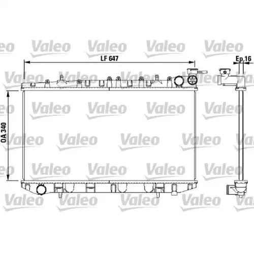 VALEO Motor Su Radyatörü 731659