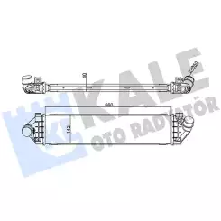 KALE Turbo Radyatörü İntercooler 347000