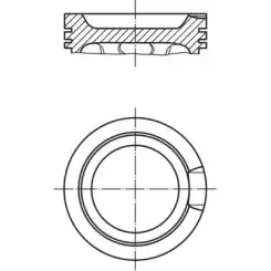 MAHLE Motor Pistonu 81.50mm 0331602